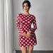 Women's Sexy Polka Dot Backless Mesh Mini Dress With Flared Sleeves – Summer & Spring Fashion Breathable Comfort_ecoleips.com