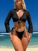 New Style Specialty Mesh Three Piece Swimsuit Bikini_ecoleips.com