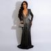 new product fashion fashion sexy deep V-neck host hot diamond long dress long group women_ecoleips.com