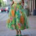 Women's Clothing A-Line Swing Skirt With Pleats - Flowy Midi Length Skirt For Casual Style_ecoleips.com