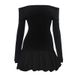 WG133 Creative Design 2025 Summer Sexy Style Private For Ladies, Strapless Off-Shoulder Puffy Skirt Dress_ecoleips.com