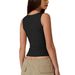 Aria Basics Aria Basics 2025 European And American Women's Clothing Short-sleeve Street Style Hot Girl Fashion Square Neck Basic Slim-fit_ecoleips.com