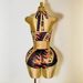 Women's Sexy Fit Jumpsuit Deep V Neck Halter Neck Letter Print Summer New_ecoleips.com