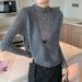 2026 New Australian Merino Pure Wool V-Neck Elegant Versatile Layered Knitted Vest Women's Sleeveless Jacket_ecoleips.com