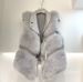 Women's Clothing Fur Vest Coat Haining Manufacturer New Zipper Splicing Short Fur Vest Young Style_ecoleips.com