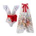 2025 Bohemian Ethnic Style Fashion Style Ruffled Bow One Piece Triangle Dress Mesh Round Skirt Swimsuit For Women_ecoleips.com