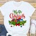 European And American Cross-border Foreign Trade Women's Clothing Christmas Merry Round Neck Printed Ladies Short Sleeve_ecoleips.com