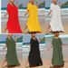 Boho Beach Cover Up Dress - Lightweight Cotton Blend Kimono Robe For Women, Oversized Swim Cover Up, Sun Protection Loose Long Dress_ecoleips.com