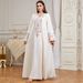 Elegant Sequined Embroidered Long Robe Women's Luxurious Fashionable Ethnic Style Casual Dress Long Sleeved_ecoleips.com