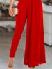 Women's Clothing Long Sleeve Lace Lace Waisted Two piece Jumpsuit_ecoleips.com
