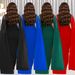 Elegant Rhinestone Evening Dress For Women – Stunning V-Neck Long Sleeve Gown With A-Line Silhouette (Black/Blue/Emerald/Red, S-Xxl)_ecoleips.com
