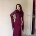 Spliced Organza Long Satin Slim Dress With Large Swing Sleeves Without A Hat_ecoleips.com