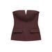 Aria Basics Aria Basics European And American Cross-border Clothing Wholesale: Women's Solid Color Strapless Tube Top_ecoleips.com