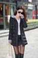 Women's Clothing Mid Length Cotton Coat For Women Winter New Style Gloves Slim Fit Hooded Women's Style Down Cotton Coat Trendy_ecoleips.com