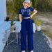 Women's Summer Fashion Set Short Sleeve T-Shirt And Cargo Pants High Waist Wide Leg Slimming Two Piece Set Letter Print Instagram Style_ecoleips.com