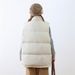 Cold Siyu 90 White Duck Simple Versatile Autumn Winter New Solid Color Women's Warm Down Vest_ecoleips.com