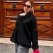 Lazy One-word Shoulder Off-the-shoulder Knitted Sweater_ecoleips.com