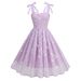 European And American Style Embroidered Suspender Cocktail Dress for Women Elegant Cocktail Wear_ecoleips.com