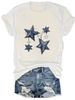 European And American Cross-border Foreign Trade Women's Geometric Pattern Round-neck Printed Short-sleeve T-shirt Top_ecoleips.com