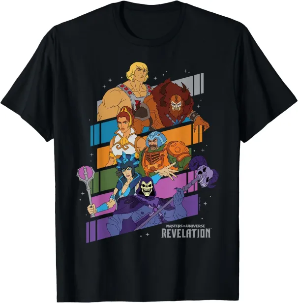 Women's T-Shirts Motu - Masters Of The Universe Revelation Group T-Shirt_ecoleips.com
