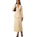 Women's Clothing Fashionable Temperament Jacket And Pleated Skirt Set Autumn/Winter Style_ecoleips.com