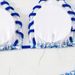Women's Clothing Sexy Three-Point Bikini Backless Strap Print Two-Piece Set Women's Swimsuit Polyester Fabric Bikini Set_ecoleips.com