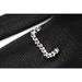 Women's Clothing Spot autumn and winter new black coarse spinning square collar nail beading decoration waist long sleeve slim dress small dress_ecoleips.com