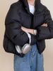 Off-Season Clearance Version Kendall Jenner Style Short High-Waisted Thickened Down Jacket For Petite Women, European_ecoleips.com