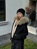 Vintage Fur Collar Pie Overcomes Cotton Clothes Women's Short 2025 New Winter Padded Jacket_ecoleips.com