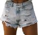 Women's Clothing High Waist Ripped Tassel Denim Shorts For Women Hot Pants (already Shipped)_ecoleips.com