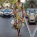 Women's V-Neck Dress Summer Fashion Floral Puff Sleeve Dress_ecoleips.com