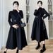 Real Shot~ Autumn Winter New Arrival Outerwear Inner Wear Internet Celebrity Plus Size Two-Piece Maternity Dress_ecoleips.com