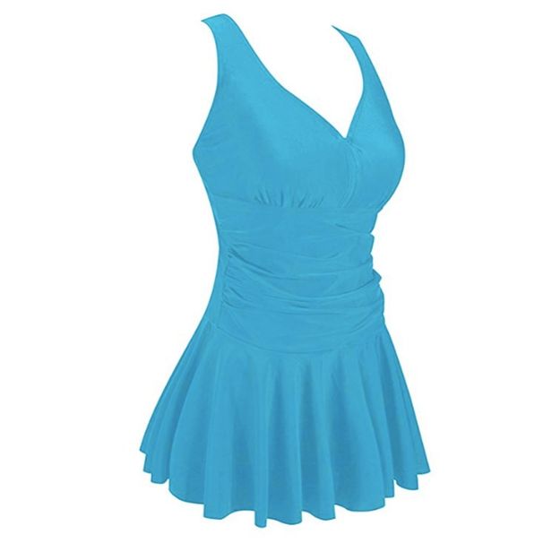 Women's Clothing Plus Size Printed Cherry One Piece Conservative Belly Covering Slimming Hot Spring Swimsuit_ecoleips.com