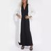 Women's Long Cardigan Jacket Casual Street Style Solid Color Autumn Winter Split Design European American Fashion Top_ecoleips.com