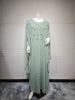 ng2510292 Ng2510292 Ng2510292 AB448 Middle East Best-selling Rhinestone Beaded Robe Muslim Shawl With Attached Sleeves Cape Set Batwing Sleeve Dress_ecoleips.com