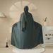 Verve 2025 Abaya Arabic Fashion Batwing Sleeve Long Dress Muslim Women Solid Color Casual Robe_ecoleips.com