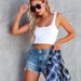 Women's Clothing Summer Denim Shorts Hand-worn High Waist Comfortable Casual Jeans Women_ecoleips.com