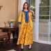 Dubai Jalabiya Dress for Women Embroidered Crystal Hotfix Print Modest Muslim Fashion Breathable Polyester Blend S-XXL Eid Casual Wear_ecoleips.com