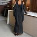 Strapless Long Sleeve Bodycon Maxi Dress For Women Party Club Evening Wear_ecoleips.com