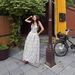 New Sexy V-neck Lace Mesh Waist Pendulum Suspender Dress Women_ecoleips.com