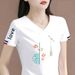 Women's Clothing T-Shirt Short Sleeve Slim Fit Versatile Plus Size Clearance Sale Half Sleeve Top_ecoleips.com