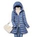 Women's Lightweight Long Down Jacket With Detachable Hood - Slim Fit Plus Size Winter Coat For Autumn & Winter_ecoleips.com