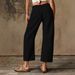 Women's High-Waisted Slimming Wide Leg Jeans Retro Straight Leg Pants Spring New_ecoleips.com