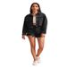 Women's Clothing Retro Wash Denim Jacket Loose Fit Versatile Boyfriend Style Short Sleeves Breathable Casual Outerwear_ecoleips.com