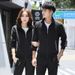 Sports Suit Men Autumn Long Pants Women Couple Casual Sweatshirt Spring Two-piece Running Clothes Printed LOGO_ecoleips.com