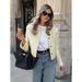 Short, Stylish French-Style Woolen Coat For Autumn Women's Fashion Wholesale_ecoleips.com