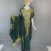 RM002 Muslim Rayon Gold Foil Robe Large Headscarf Set One Size_ecoleips.com