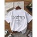 Women's Summer round Neck Short Sleeve T-Shirt Pure Cotton European Size 1 Pc_ecoleips.com