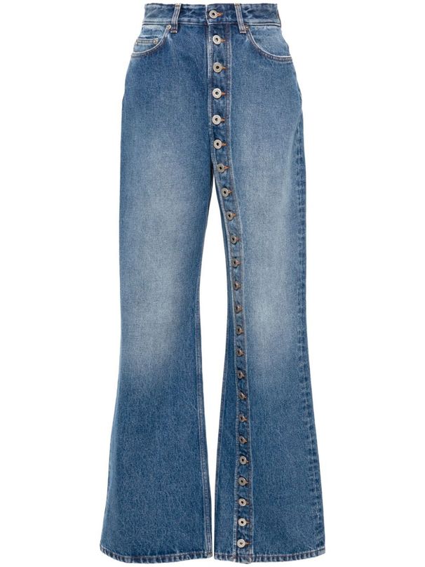 Cross-border European And American 2024 New Popular High-waisted Stretchy Floor-length Buttoned Straight-leg Jeans For_ecoleips.com