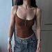 European American Women's Summer 2026 Trendy Suspender Skirt Set Pure Sexy Tight Fit Casual Comfortable Polyester Camisole Tank Top_ecoleips.com